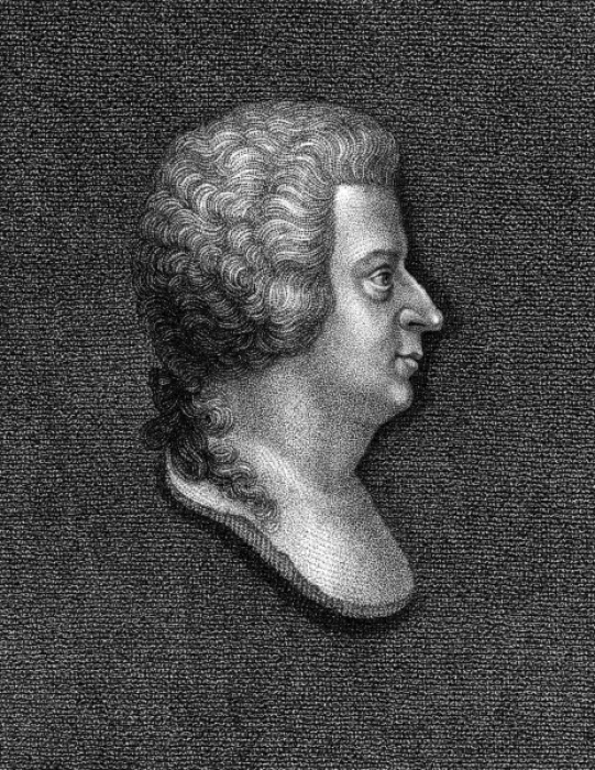 Gerahmter Druck : Mozarts Profil-Büste Gerahmter Druck : Mozarts Profil-Büste