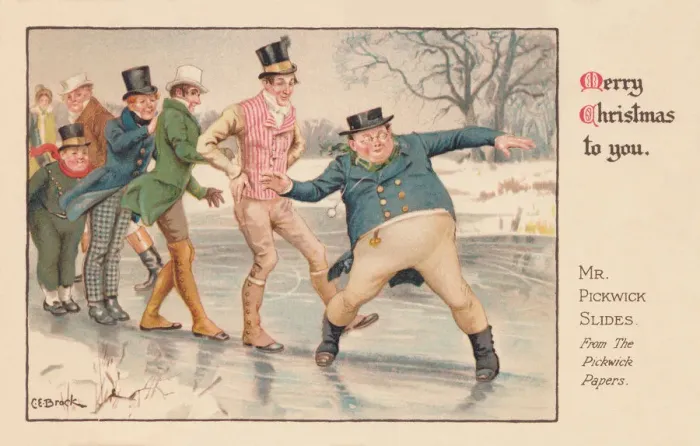 Gerahmter Druck : Herr Pickwick Gerahmter Druck : Herr Pickwick