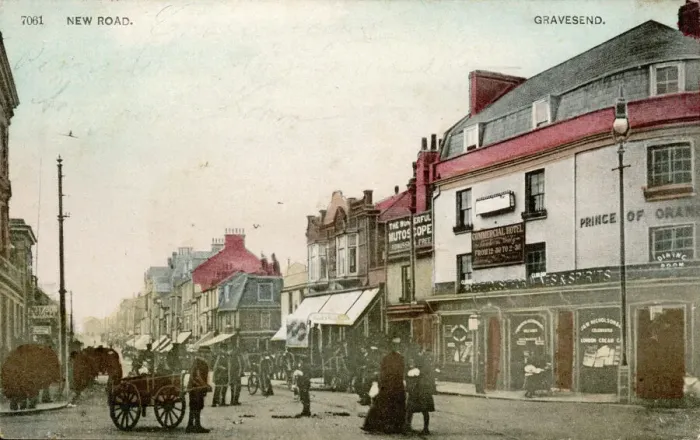 Gerahmter Druck : Mutoskop am Gravesend Gerahmter Druck : Mutoskop am Gravesend