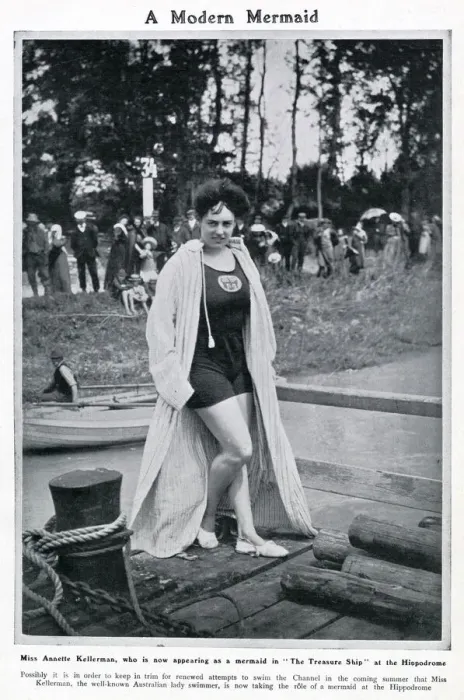 Gerahmter Druck : Annette Kellermann Gerahmter Druck : Annette Kellermann
