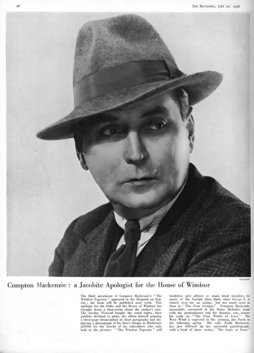 Gerahmter Druck : Kompton MacKenzie