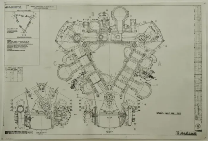 Gerahmter Druck : Napier und Sohn - Deltic Gerahmter Druck : Napier und Sohn - Deltic
