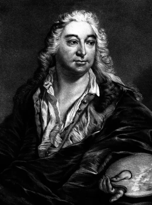 Gerahmter Druck : Nicolaus Berthin