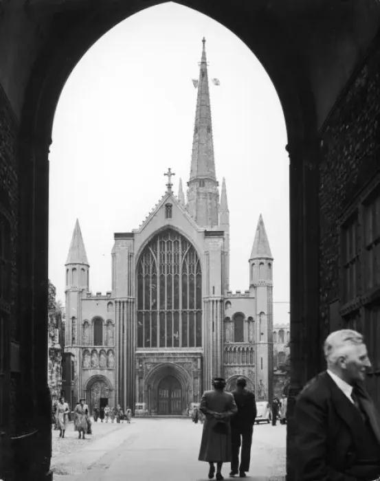 Gerahmter Druck : Norwichter Dom