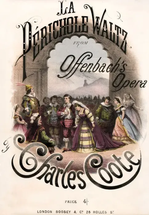 Gerahmter Druck : Perichole / Offenbach Gerahmter Druck : Perichole / Offenbach