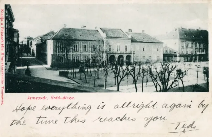 Gerahmter Druck : Altstadtplatz in Timișoara