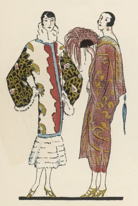 Gerahmter Druck : Orientale Stoffe 1924 Gerahmter Druck : Orientale Stoffe 1924