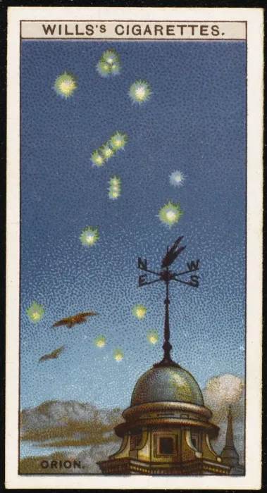 Gerahmter Druck : Orion (Zigarettenkarte) Gerahmter Druck : Orion (Zigarettenkarte)