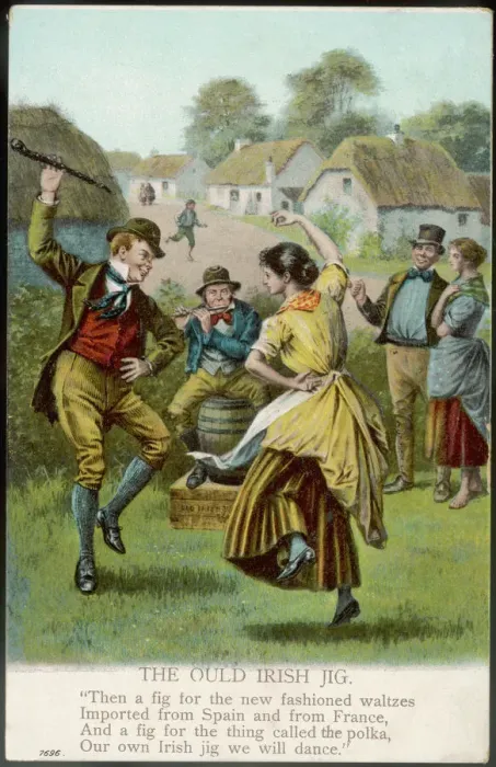 Gerahmter Druck : Die alte irische jig Gerahmter Druck : Die alte irische jig