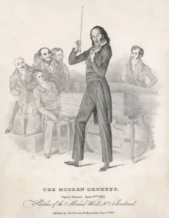 Gerahmter Druck : Paganini 1831 Gerahmter Druck : Paganini 1831