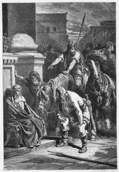 Gerahmter Druck : Papiros und die Gallier Gerahmter Druck : Papiros und die Gallier