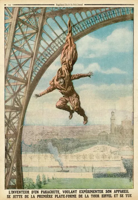 Gerahmter Druck : Paris, Eiffelturm 1912 Gerahmter Druck : Paris, Eiffelturm 1912