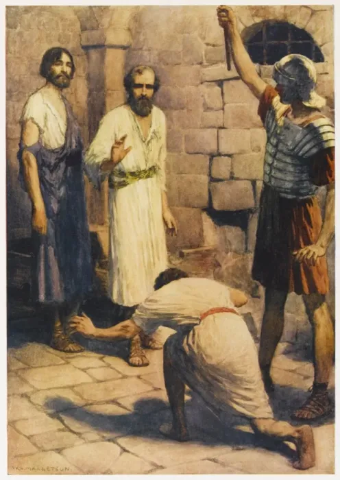 Gerahmter Druck : Paul und Silas Gerahmter Druck : Paul und Silas