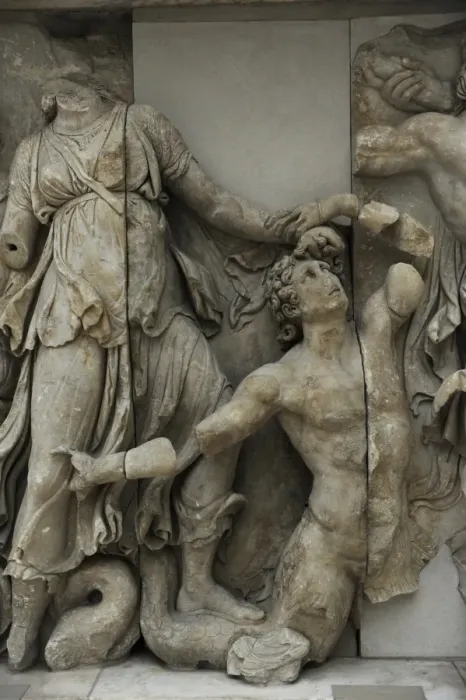Gerahmter Druck : Pergamonaltar, Details Gerahmter Druck : Pergamonaltar, Details