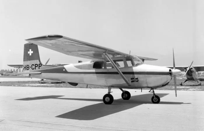 Gerahmter Druck : Cessna 172 HB-CPP Gerahmter Druck : Cessna 172 HB-CPP