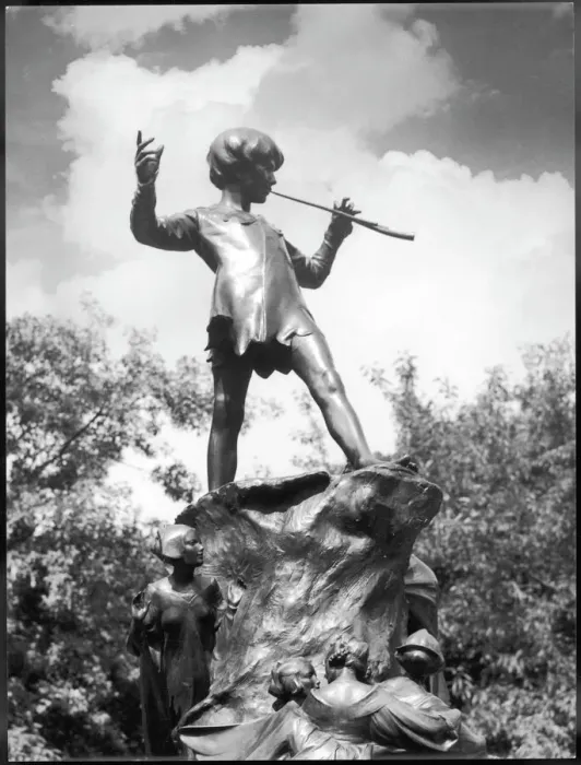 Gerahmter Druck : Peters-Pan-Statue Gerahmter Druck : Peters-Pan-Statue