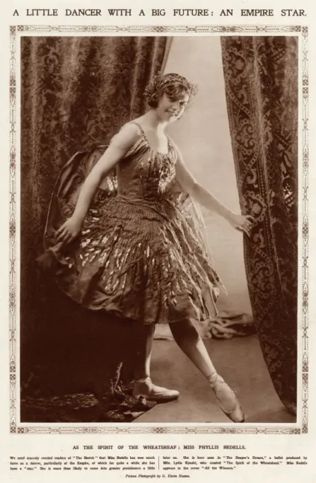 Gerahmter Druck : Phyllis Bedell, 1913 Gerahmter Druck : Phyllis Bedell, 1913