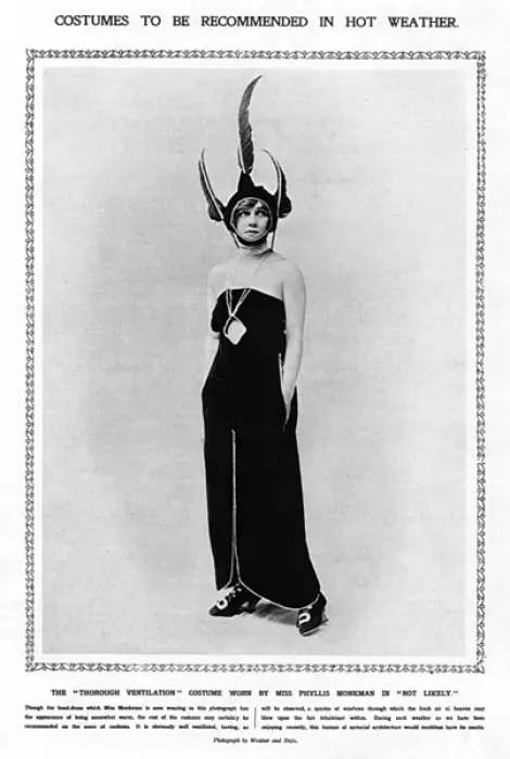 Gerahmter Druck : Phyllis Monkman in Not Likely Gerahmter Druck : Phyllis Monkman in Not Likely