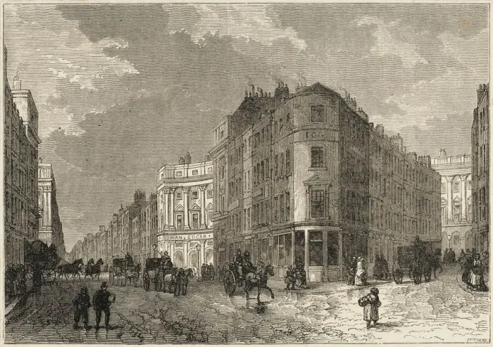 Gerahmter Druck : Piccadilly-Circus Gerahmter Druck : Piccadilly-Circus