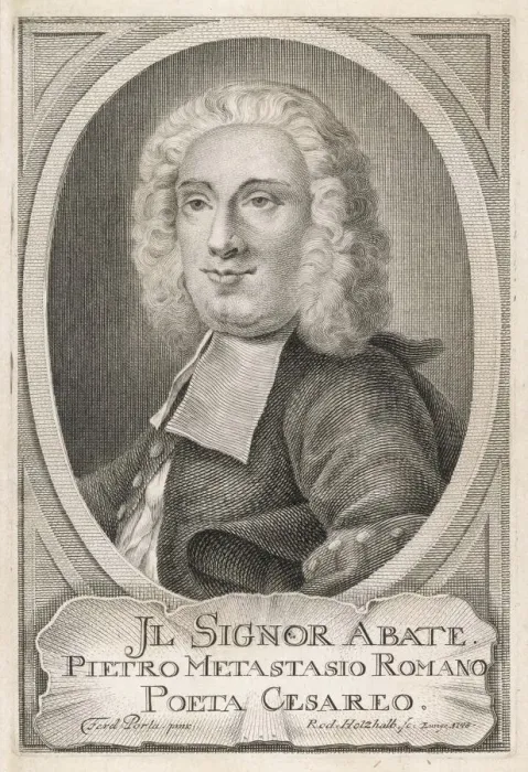 Gerahmter Druck : Pietro Metastasio Gerahmter Druck : Pietro Metastasio