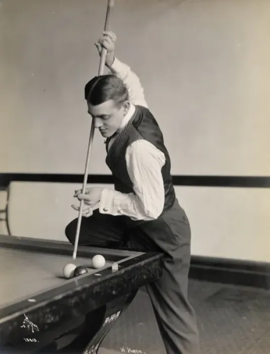 Gerahmter Druck : Spielten Billard Gerahmter Druck : Spielten Billard
