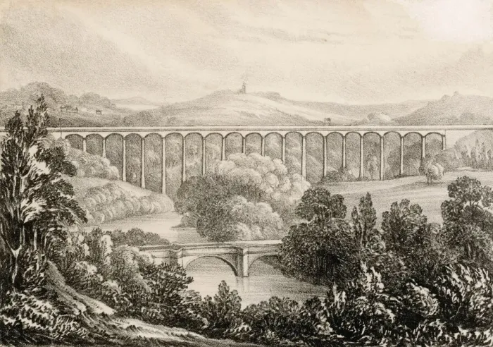 Gerahmter Druck : Der Pontcysyllte-Aquädukt Gerahmter Druck : Der Pontcysyllte-Aquädukt
