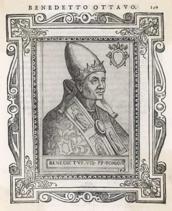 Gerahmter Druck : Papst Benedikt VIII Gerahmter Druck : Papst Benedikt VIII