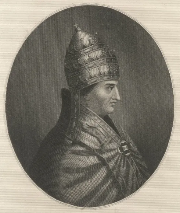 Gerahmter Druck : Papst Gregor X Gerahmter Druck : Papst Gregor X