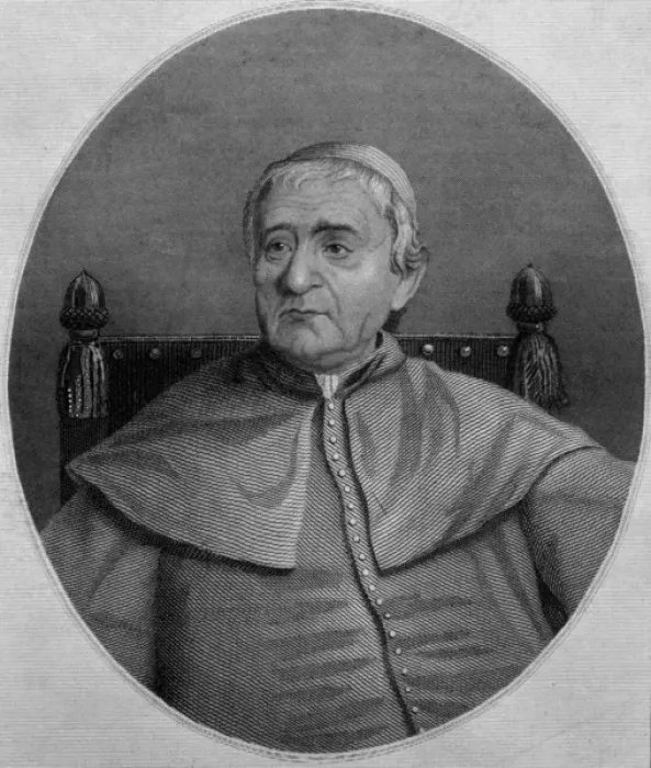 Gerahmter Druck : Papst Gregor XI Gerahmter Druck : Papst Gregor XI