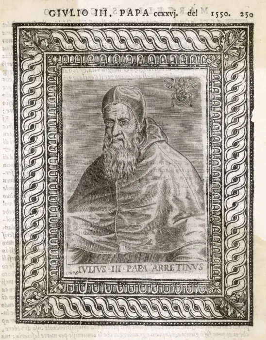 Gerahmter Druck : Papst Julius III Gerahmter Druck : Papst Julius III