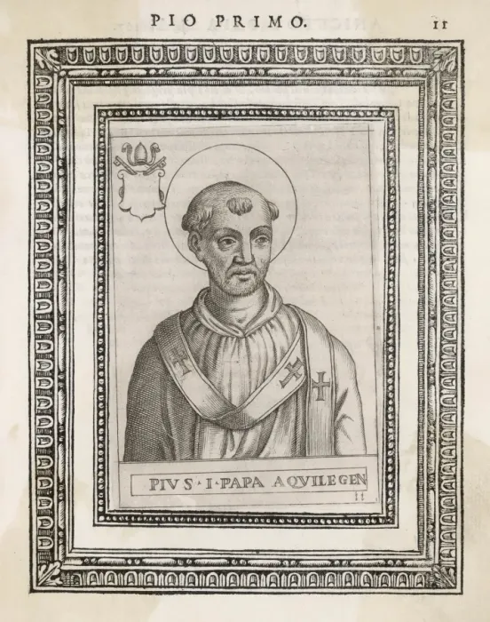 Gerahmter Druck : Papst Pius I Gerahmter Druck : Papst Pius I