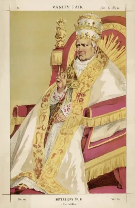 Gerahmter Druck : Papst Pius IX (Von Nizza) Gerahmter Druck : Papst Pius IX (Von Nizza)