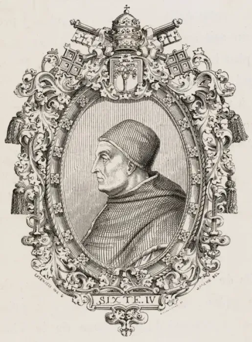 Gerahmter Druck : Papst Sixtus V Gerahmter Druck : Papst Sixtus V