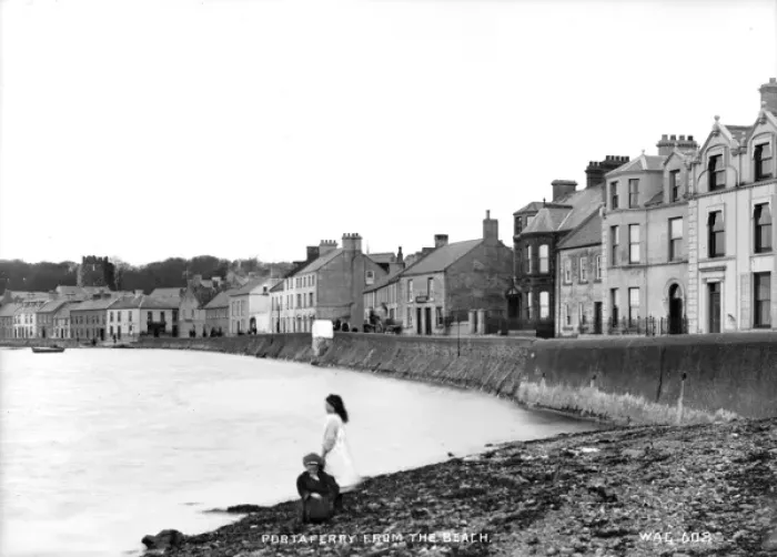 Gerahmter Druck : Portaferry am Strand Gerahmter Druck : Portaferry am Strand