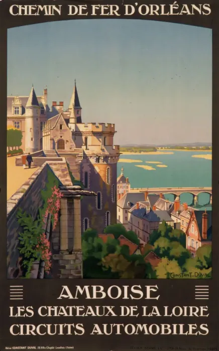 Gerahmter Druck : Plakat für Amboise Gerahmter Druck : Plakat für Amboise