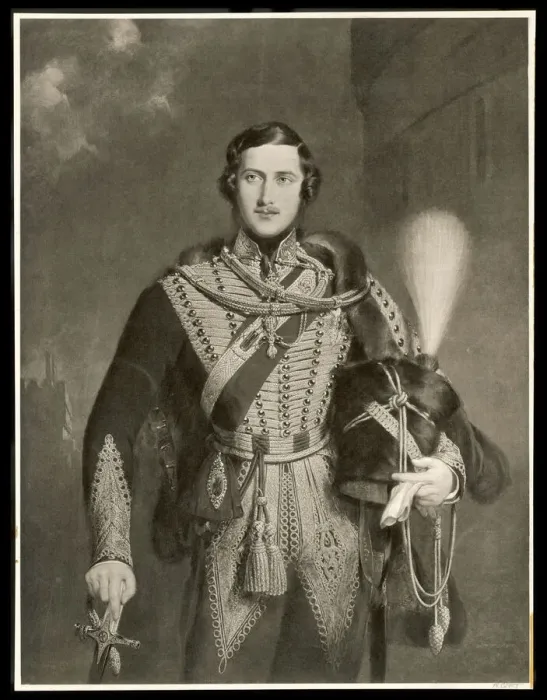 Gerahmter Druck : Prinz Albrecht Gerahmter Druck : Prinz Albrecht