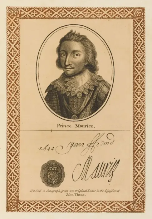Gerahmter Druck : Fürst Mauritz Gerahmter Druck : Fürst Mauritz