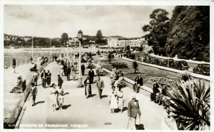 Gerahmter Druck : Die Promenade, Torquay, Devon Gerahmter Druck : Die Promenade, Torquay, Devon