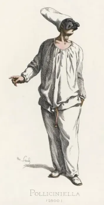 Gerahmter Druck : PULCINELLO Gerahmter Druck : PULCINELLO