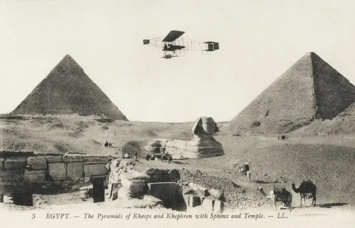 Gerahmter Druck : Die Pyramiden von Gizeh Gerahmter Druck : Die Pyramiden von Gizeh