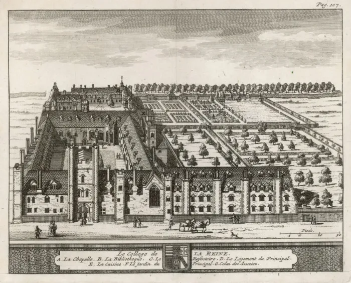 Gerahmter Druck : Königliche Schule 1690 Gerahmter Druck : Königliche Schule 1690