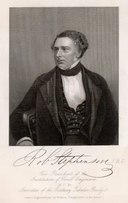 Gerahmter Druck : Robert Stephenson (d'Aguerre) Gerahmter Druck : Robert Stephenson (d'Aguerre)