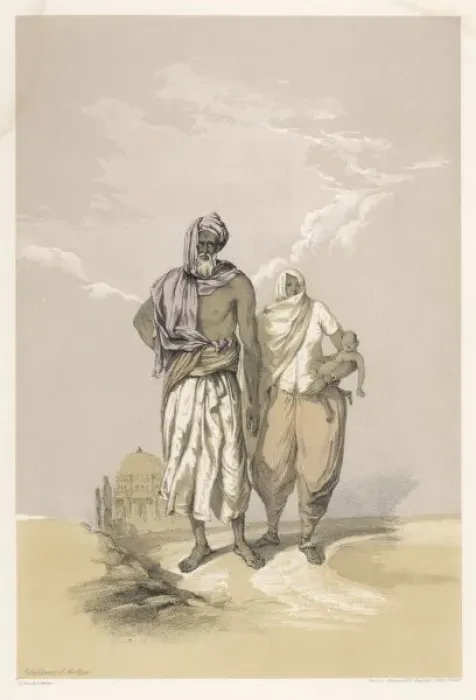 Gerahmter Druck : Rassischer Typ / Indien / Multan