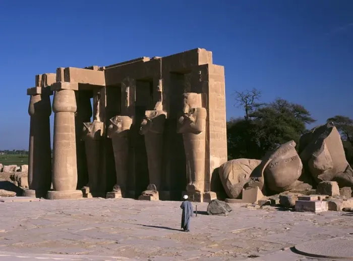 Gerahmter Druck : Das Ramesseum Gerahmter Druck : Das Ramesseum