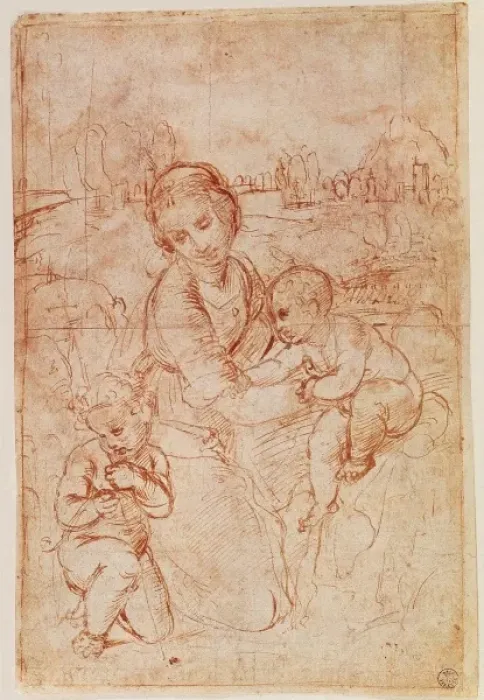 Gerahmter Druck : Raphael (1483-1520) Gerahmter Druck : Raphael (1483-1520)