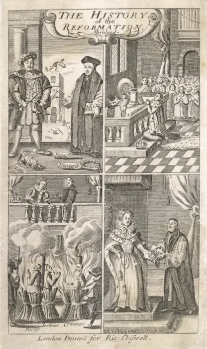Gerahmter Druck : Englische Reformation Gerahmter Druck : Englische Reformation
