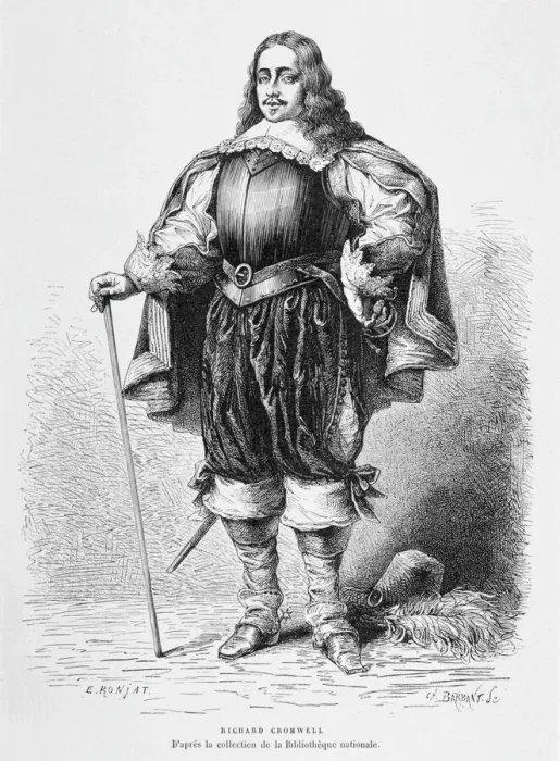 Gerahmter Druck : Richard Cromwell Gerahmter Druck : Richard Cromwell
