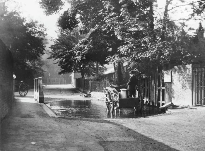 Gerahmter Druck : Rickmansworth / Hertfordshire / 1950er Gerahmter Druck : Rickmansworth / Hertfordshire / 1950er