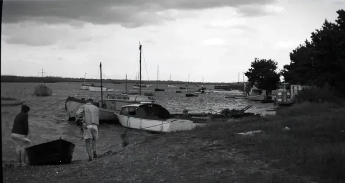 Gerahmter Druck : Der Fluss Crouch, Kent