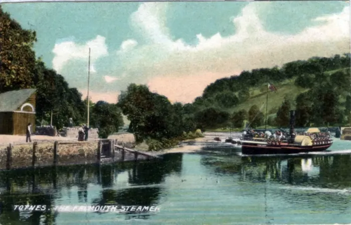 Gerahmter Druck : Fluss Fal, Totness, Devon Gerahmter Druck : Fluss Fal, Totness, Devon